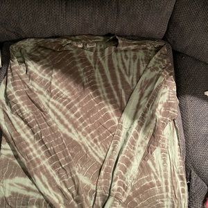 Pink tie dye long sleeve shirt